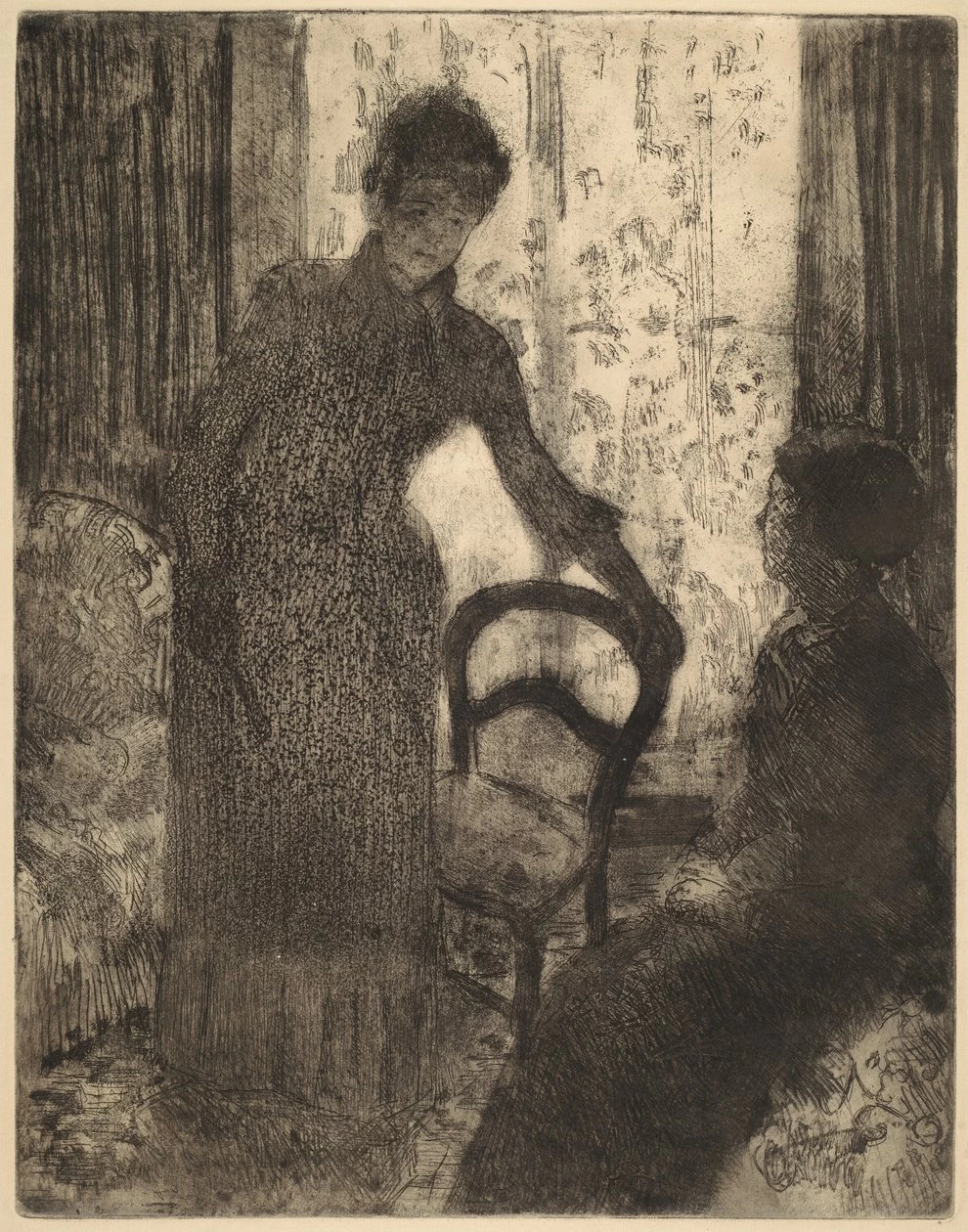Mary Cassatt - 232, Il Visitatore, 1880 circa